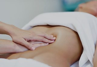 imagem de massagem relaxante